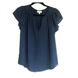 Navy blouse